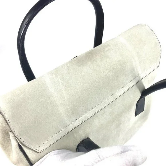 GUCCI 000 0844 vintage logo Tote Bag Flap Hand Bag